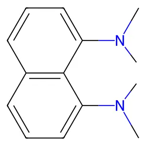 1,8-双二甲氨基萘 structure