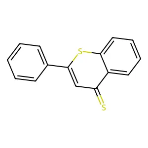 4H-1-Benzothiopyran-4-thione, 2-phenyl- structure