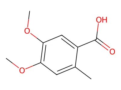 4,5-Dimethoxy-2-methylbenzoic acid structure