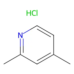 2,4-Dimethylpyridine hydrochloride structure