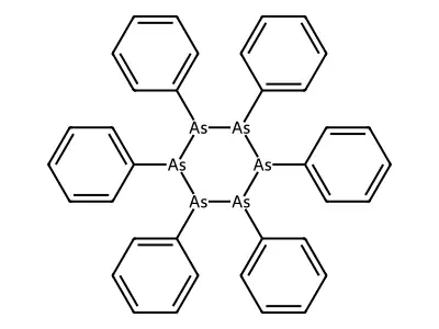 六苯基六砷 structure