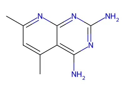 5,7-Dimethylpyrido[2,3-d]pyrimidine-2,4-diamine structure