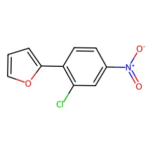 2-(2-Chloro-4-nitrophenyl)furan structure