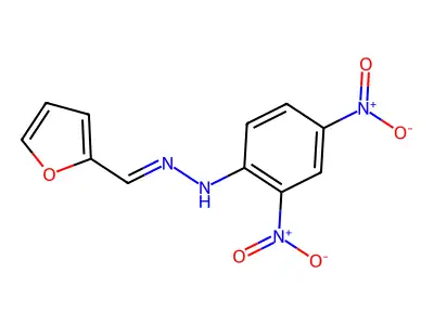Furfural-2,4-dinitrophenylhydrazone structure