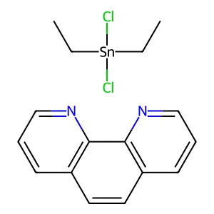 Dichloro(diethyl)stannane;1,10-phenanthroline structure
