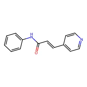 N-苯基-3-(吡啶-4-基)丙-2-烯酰胺 structure