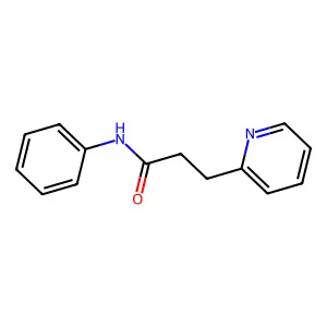2-Pyridinepropanamide, N-phenyl- structure