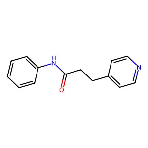 N-Phenyl-3-(pyridin-4-yl)propanamide structure