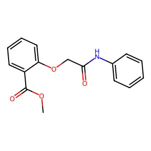 Methyl 2-(phenylcarbamoylmethoxy)benzoate structure