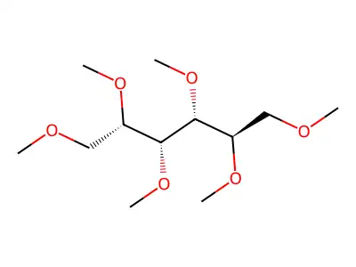 Permethylsorbitol structure