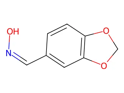 (z)-3,4-Methylenedioxybenzaldoxime structure