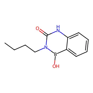 2-butyl-1-hydroxy-4H-2,4,1-benzodiazaborinin-3-one structure