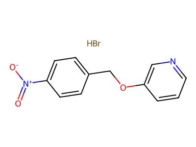 3-[(4-Nitrophenyl)methoxy]pyridine structure