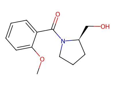 (2S)-2-(hydroxymethyl)pyrrolidinyl 2-methoxyphenyl ketone structure