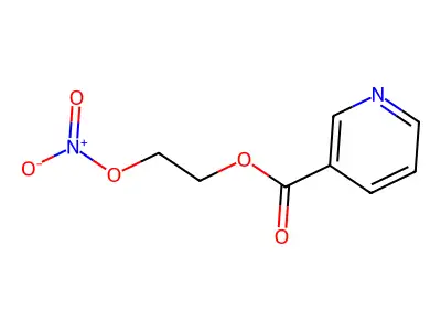 2-(Nitrooxy)ethyl 3-pyridinecarboxylate structure