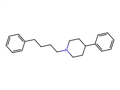 4-Phenyl-1-(4-phenylbutyl)piperidine structure