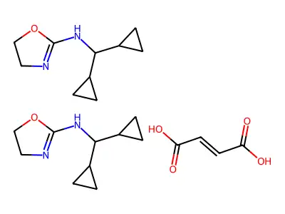RILMENIDINE HEMIFUMARATE structure