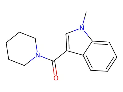 1H-indol-3-yl(morpholino)methanone structure