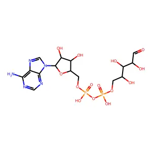 二磷酸腺苷核糖 structure
