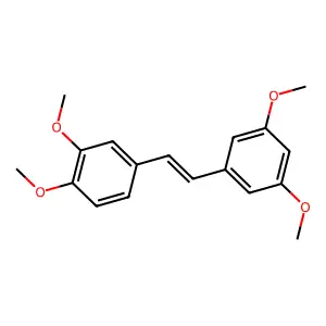 (E)-3,4,3',5'-Tetramethoxystilbene structure