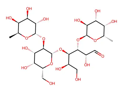 3,2'-Difucosyllactose structure