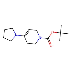 tert-Butyl 4-(pyrrolidin-1-yl)-5,6-dihydropyridine-1(2H)-carboxylate structure
