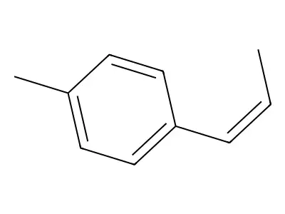 cis-1-Methyl-4-propenyl-benzene structure