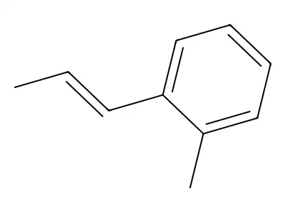 2-Methyl-trans-beta-methylstyrene structure