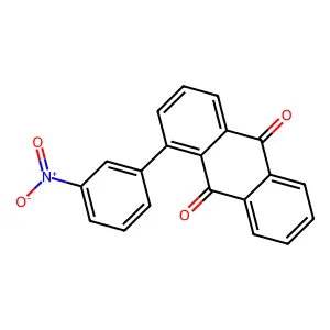 Anthraquinone, 1-(m-nitrophenyl)- structure