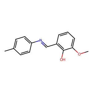 6-Methoxy-alpha-(4-methylphenylimino)-O-cresol structure