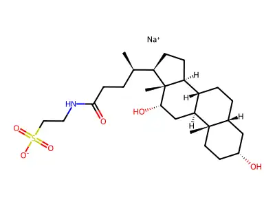 牛磺熊脫氧膽酸 structure