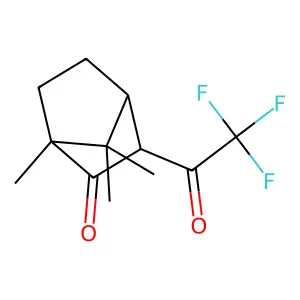 (-)-3-(Trifluoroacetyl)camphor structure