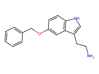 5-苄氧基色胺 structure