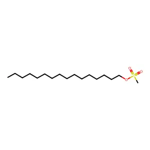 Hexadecyl methanesulfonate structure