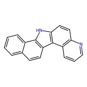 7h-Benzo[a]pyrido[3,2-g]carbazole structure