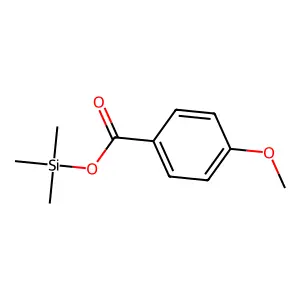 Trimethylsilyl 4-methoxybenzoate structure