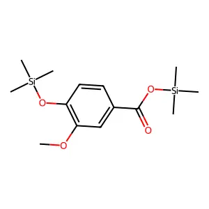Trimethylsilyl 3-methoxy-4-((trimethylsilyl)oxy)benzoate structure