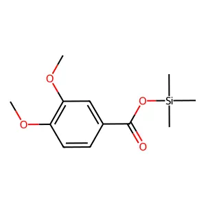 Trimethylsilyl 3,4-dimethoxybenzoate structure
