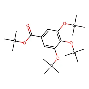 Trimethylsilyl 3,4,5-tris[(trimethylsilyl)oxy]benzoate structure