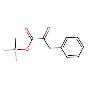 Benzenepropanoic acid, alpha-oxo-, trimethylsilyl ester structure