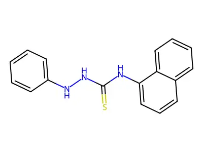N-(Naphthalen-1-yl)-2-phenylhydrazine-1-carbothioamide structure