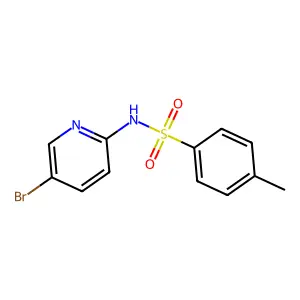 N-(5-bromopyridin-2-yl)-4-methylbenzenesulfonamide structure