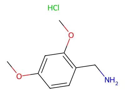 2,4-Dimethoxybenzylamine hydrochloride structure
