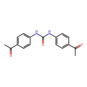 N,N'-Bis(p-acetylphenyl)urea structure