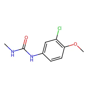 Urea, N-(3-chloro-4-methoxyphenyl)-N'-methyl- structure