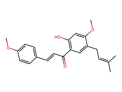 Bavachalcone structure
