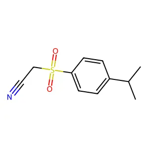 4-异丙基苯磺酰基乙腈 structure