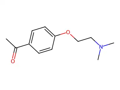 1-{4-[2-(Dimethylamino)ethoxy]phenyl}ethan-1-one structure