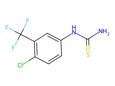 1-(4-Chloro-3-(trifluoromethyl)phenyl)thiourea structure