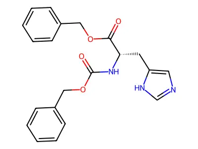 benzyl 3-(1H-imidazol-5-yl)-2-(phenylmethoxycarbonylamino)propanoate structure